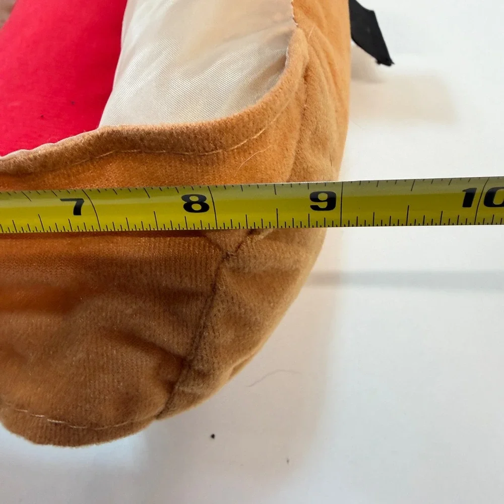 Forum Novelties Hot Dog Pet Costume Medium Brown Red Yellow Funny Halloween‎